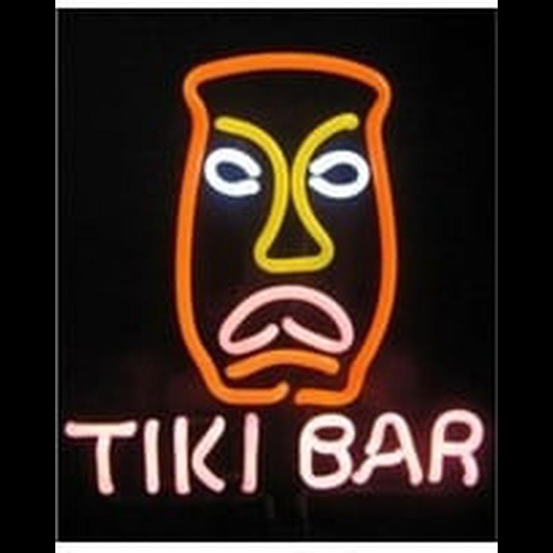 Business Signs Tiki Bar Neon Sculpture Handmade Art Neon Sign