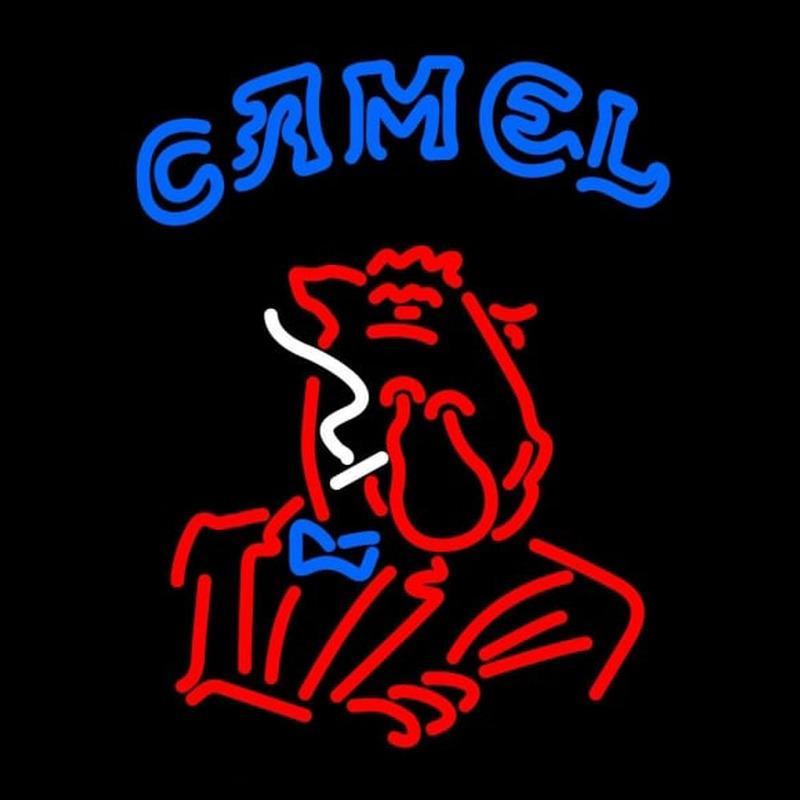 Joe Camel Red Logo Handmade Art Neon Sign