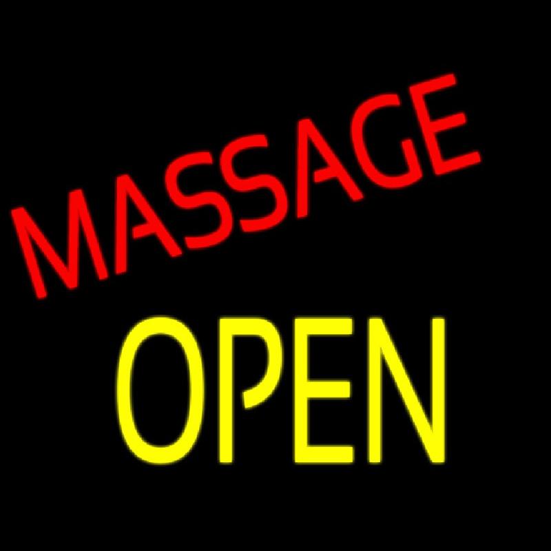 Massage Open Handmade Art Neon Sign