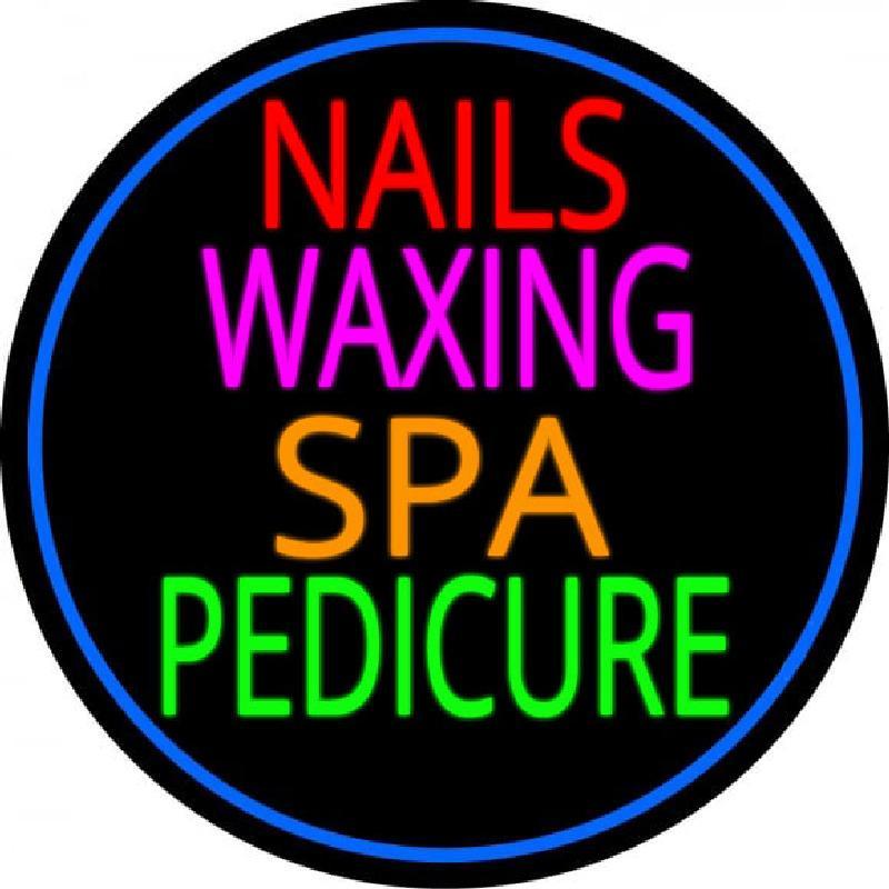 Nails Waxing Spa Pedicure Handmade Art Neon Sign