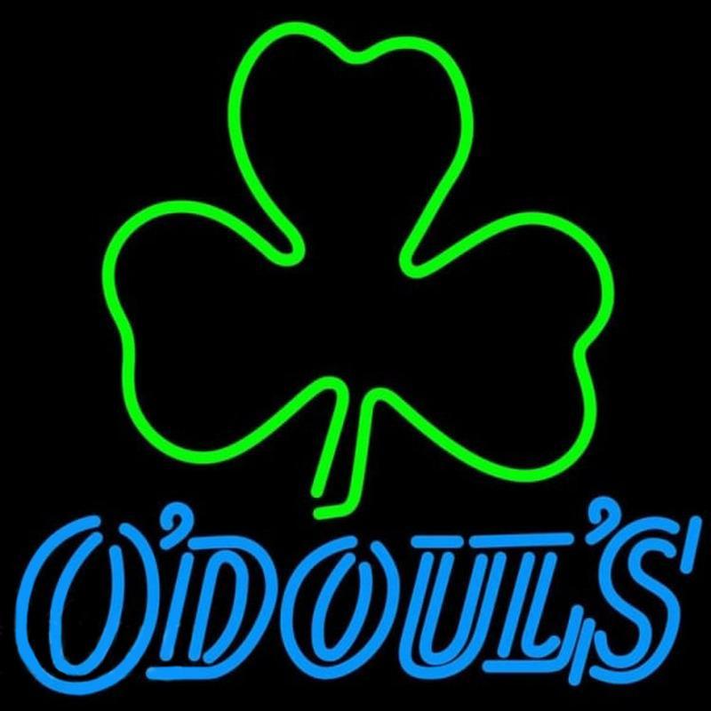 Odouls Green Clover Beer Sign Handmade Art Neon Sign