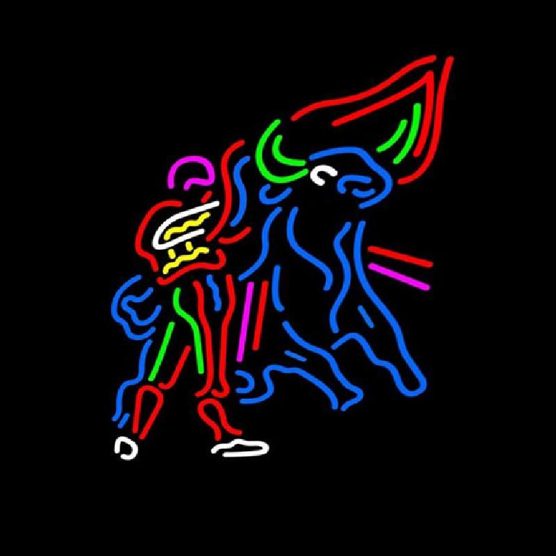 Spanish Bullfighter Handmade Art Neon Sign