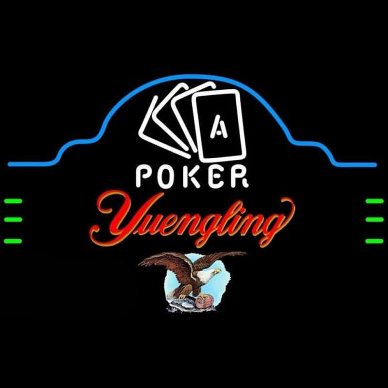 Yuengling Poker Ace Cards Beer Sign Handmade Art Neon Sign