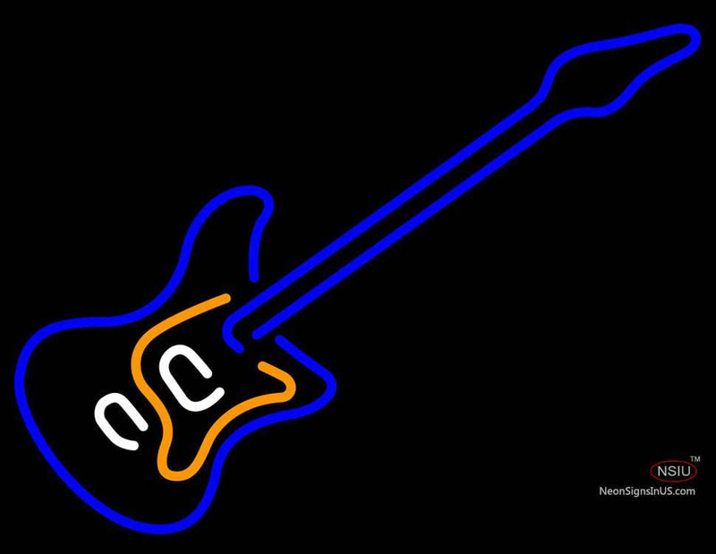 Blue Electric Guitar Neon sign