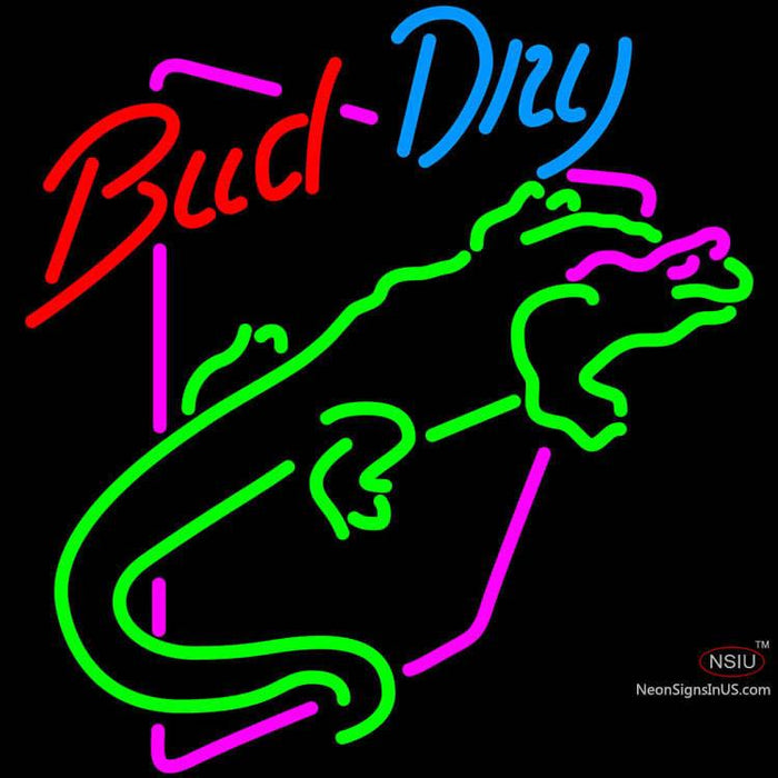 Bud Dry Neon retailer sign