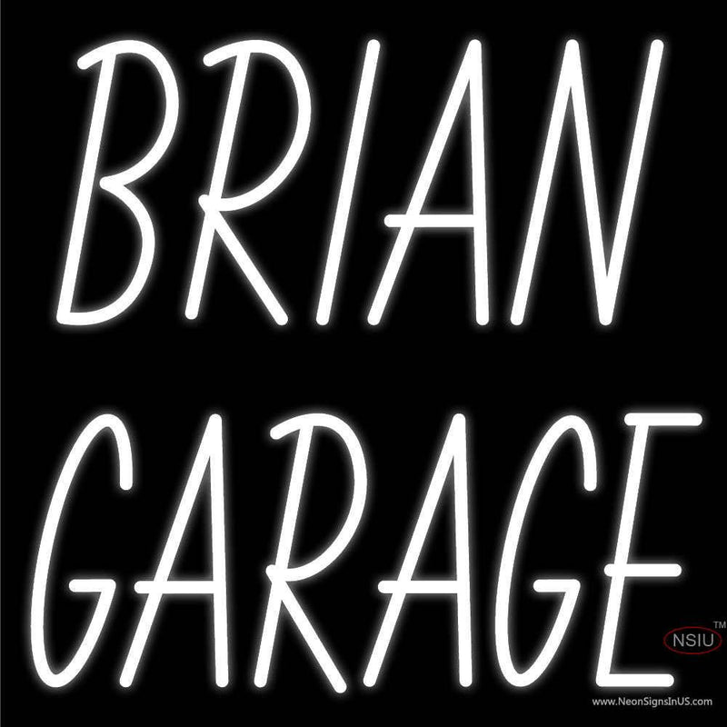 Custom Brian Garage Neon Sign 