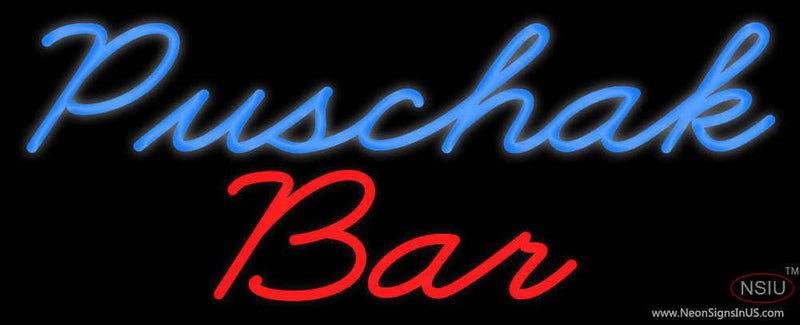 Custom Puschak Bar Neon Sign 