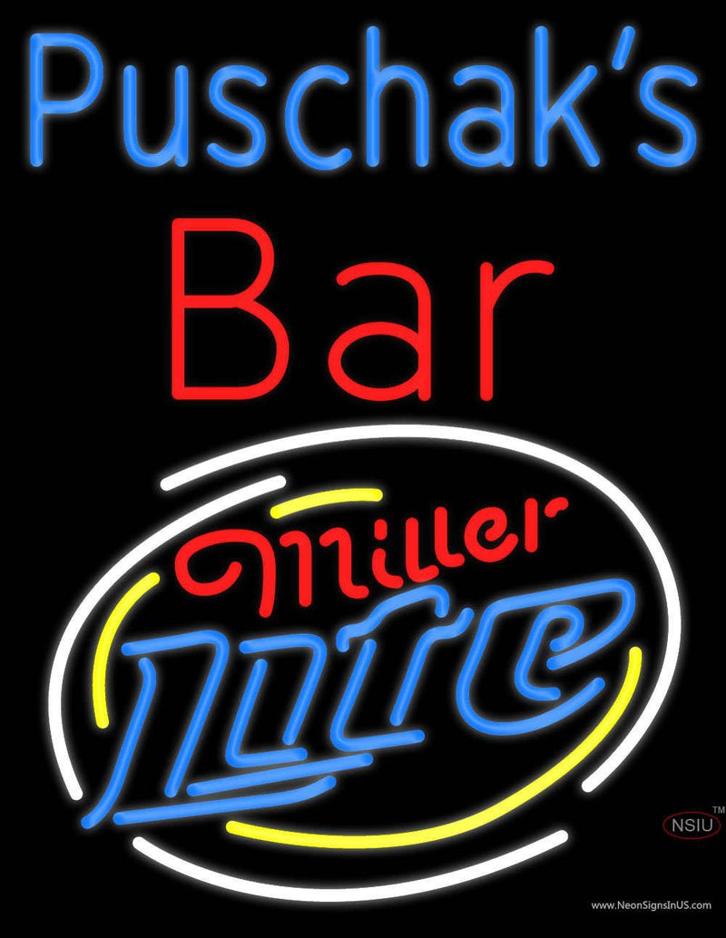 Custom Puschak Bar Neon Sign 