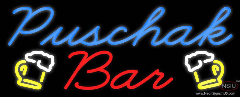 Custom Puschak Bar Neon Sign 