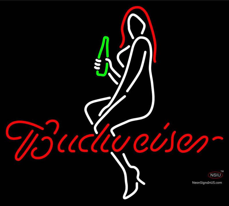 Custom Red Headed Woman Neon Sign 