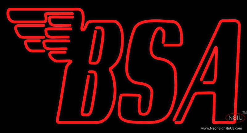 Custom Bsa Logo Neon Sign 