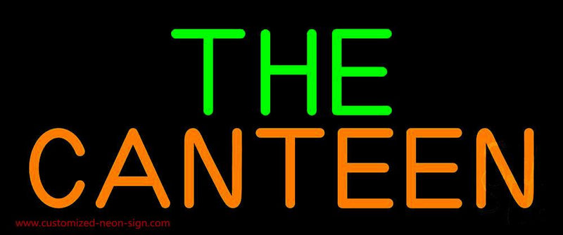 The Canteen Handmade Art Neon Sign