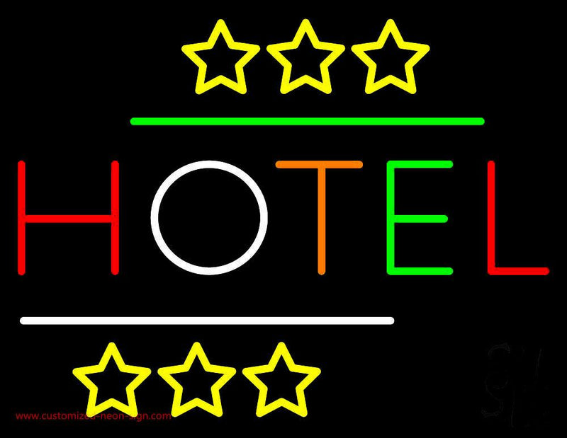 Hotel Handmade Art Neon Sign