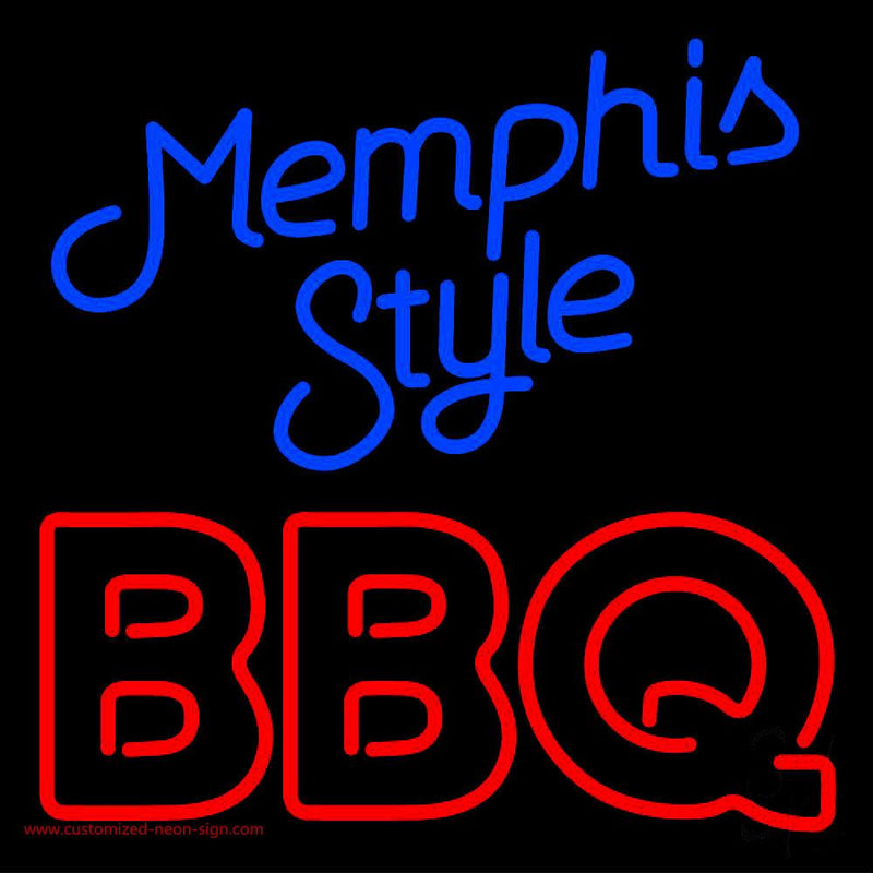 Memphis Style Bbq Neon Sign